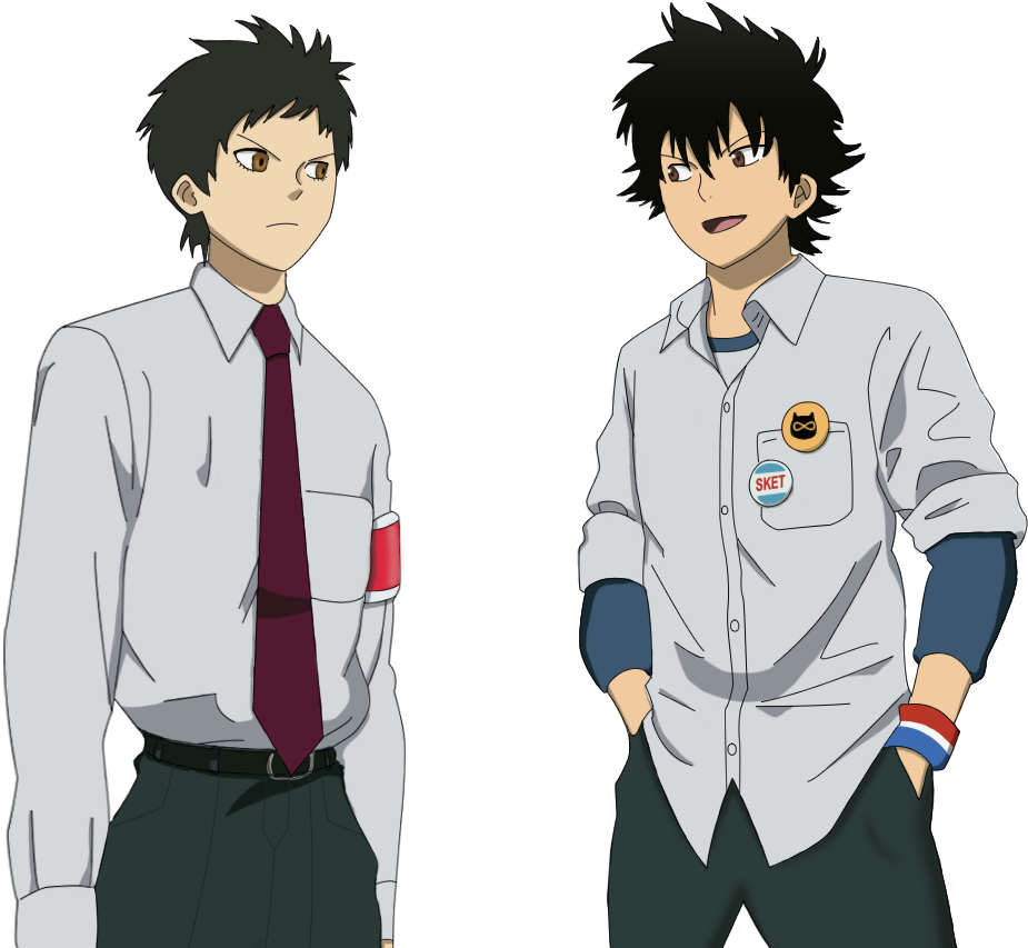 Twins - Sket Dance Bossun Sasuke (1000x900), Png Download