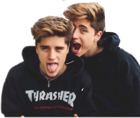 Martinez Twins Twins Cute Retro - Martinez Twins (478x405), Png Download