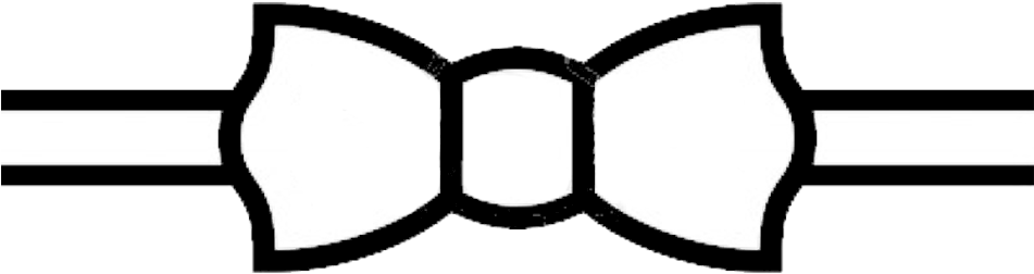 34 Bow Tie Clipart - White Bow Tie Clip Art (950x950), Png Download