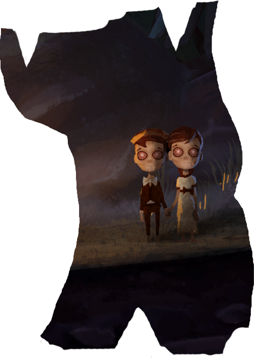 Twins - Cave Twins (498x701), Png Download
