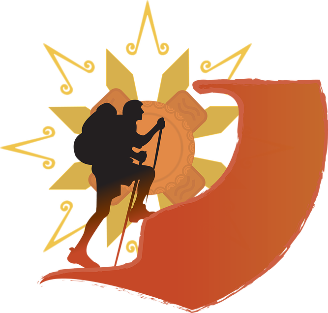 You Will See A Lot Of Photos About Hiking^^ - Logo Hiking (667x636), Png Download