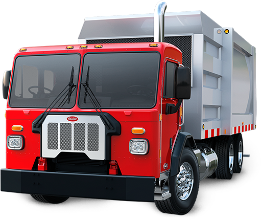 Peterbilt 520 Low Cab Forward Garbage Truck - 2019 Peterbilt 520 (570x432), Png Download