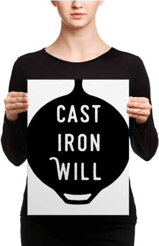 Cast Iron Will Canvas - Scripture Wall Art For Wall Decor Printed (500x500), Png Download
