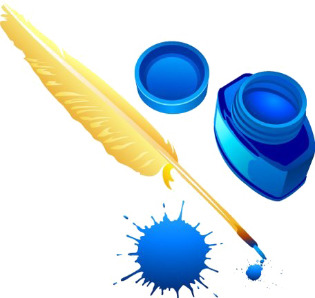 Ink Pot Png High Quality Image - Ink Clipart (456x432), Png Download