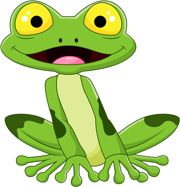 Frog Clipart Watercolor - Frog Clipart (489x500), Png Download