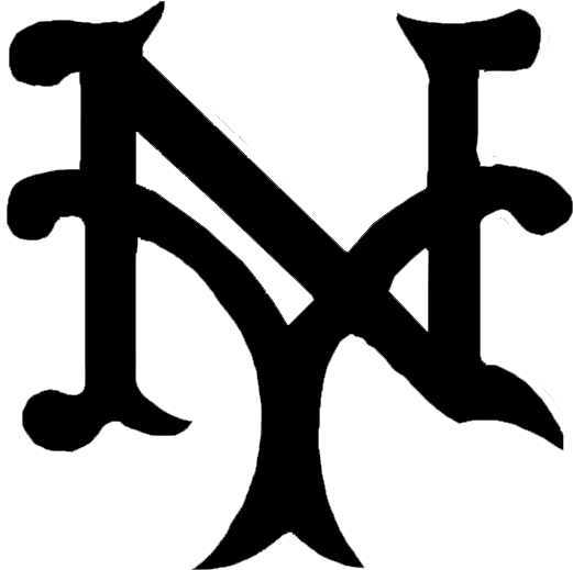 Giants Black Ny - New York Giants Baseball Logo (555x555), Png Download