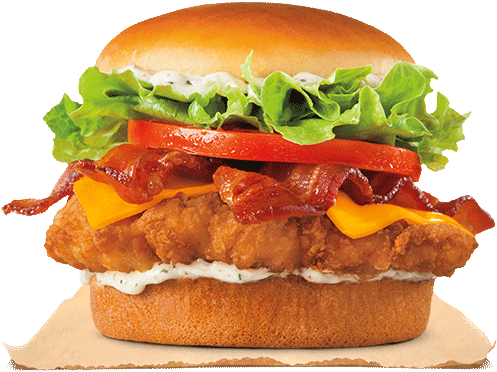 Download Burger King Bacon Cheddar Crispy Chicken Sandwich - Burger ...