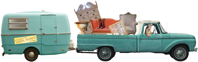 Gh Sm Truck - Lucketts Sprig Market 2018 (660x285), Png Download