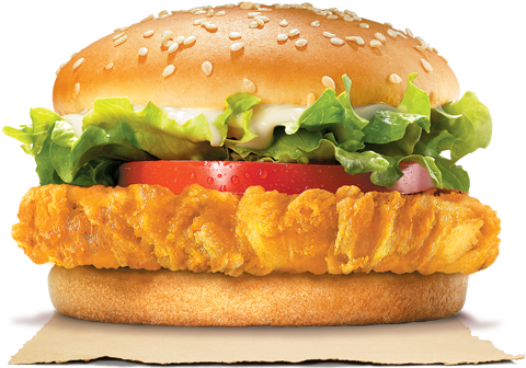 Crispy Outside, Tender Inside, Tasty Everywhere - Tendercrisp Burger King (500x540), Png Download