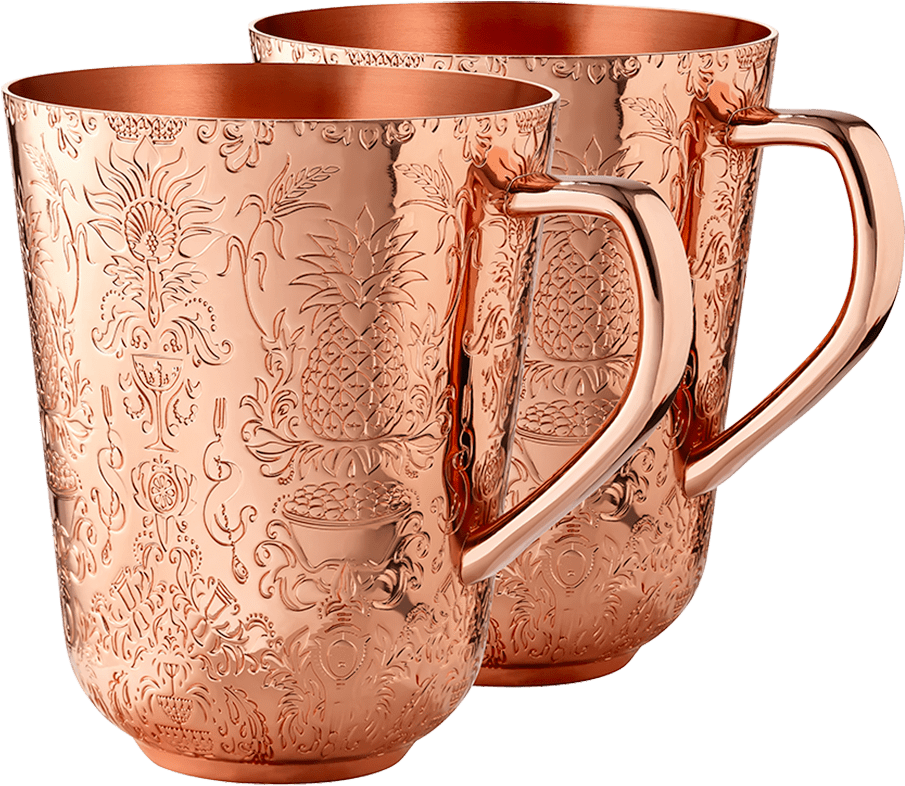 Copper Moscow Mule Mugs Cups - Mug (1000x1000), Png Download