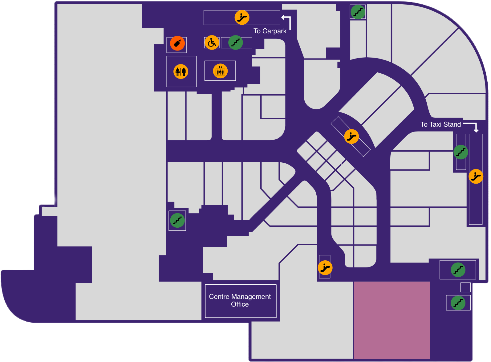 Store Directory Compass One (1690x1212), Png Download
