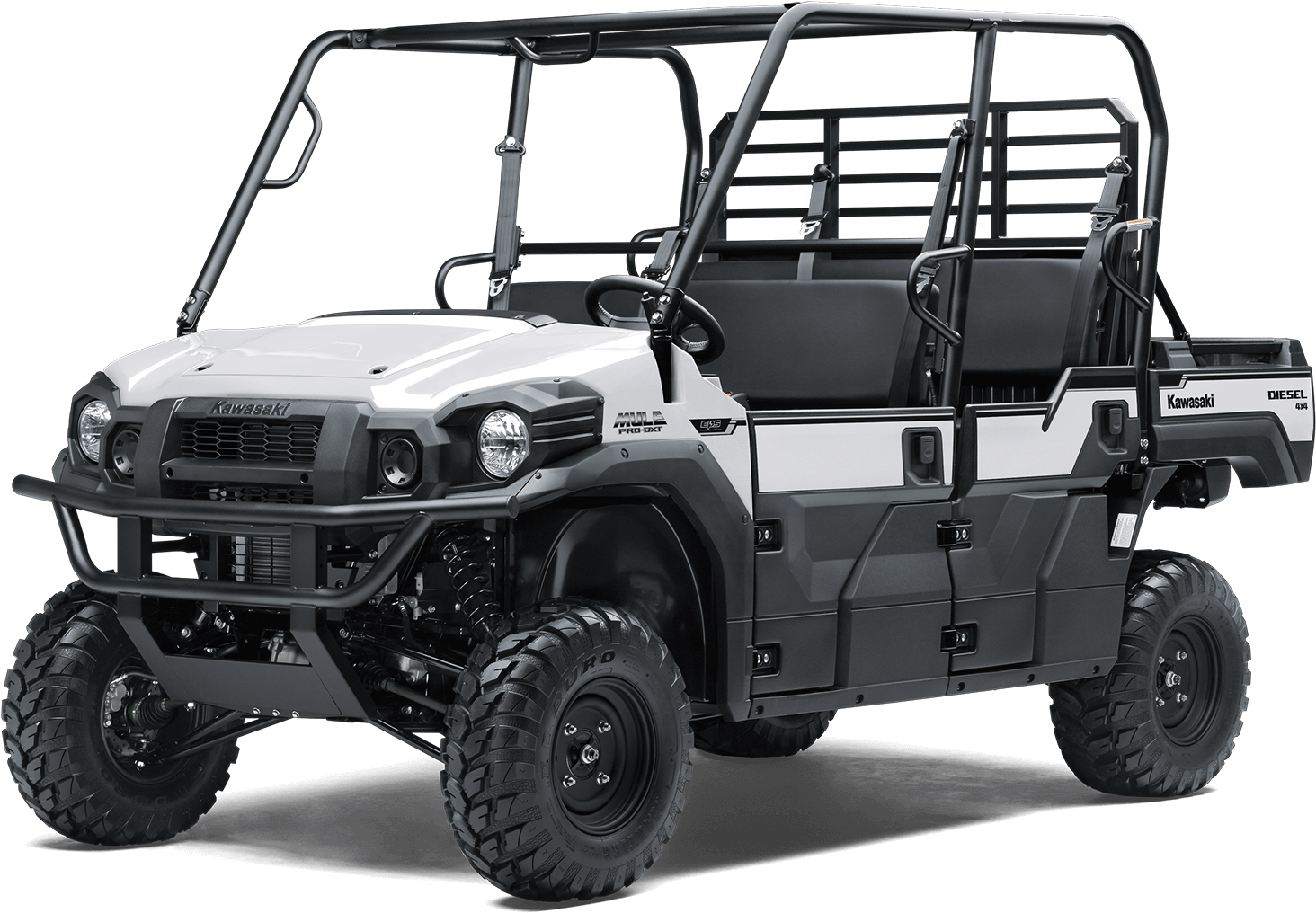 2019 Mule Pro-dxt™ Eps Diesel - Kawasaki Mule (2000x1123), Png Download