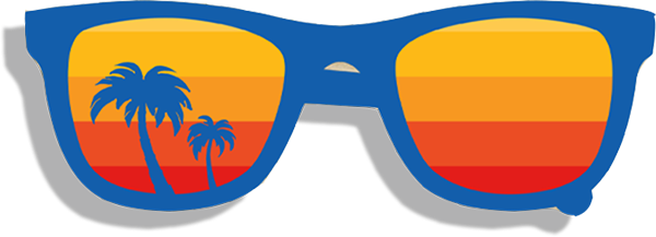 Bk Beach Run Participant Instructions - Beach Shades Clipart (600x217), Png Download