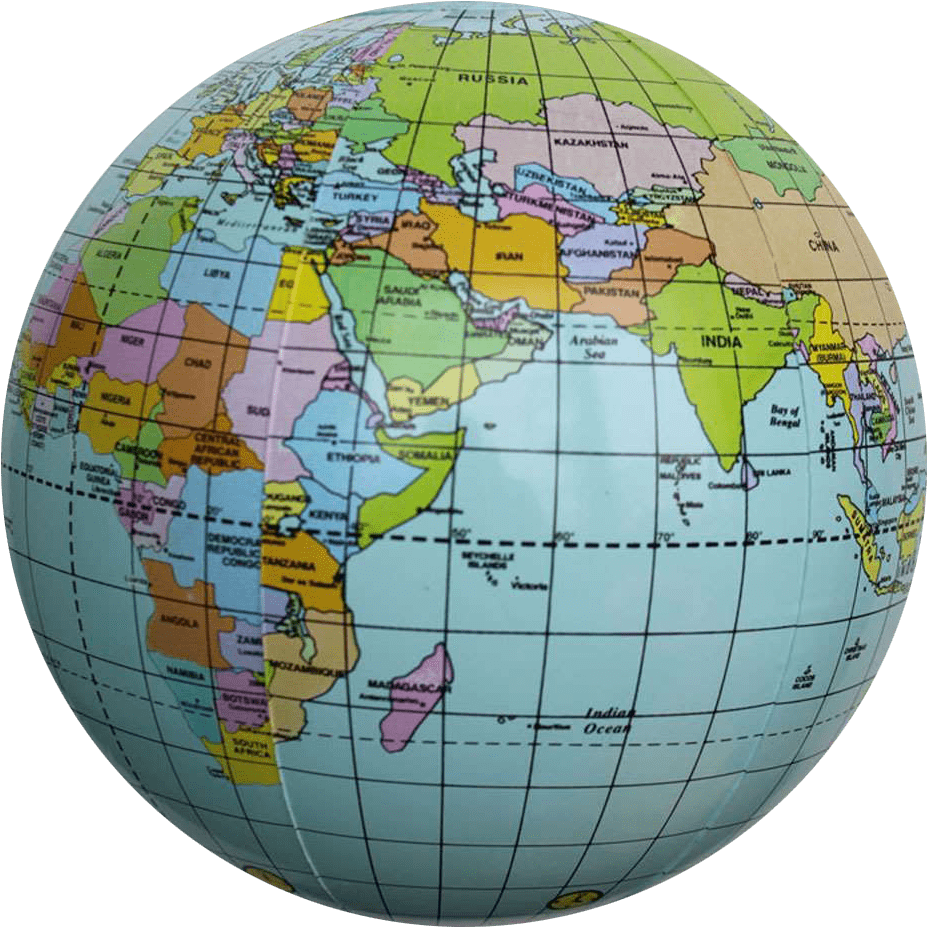 Round World Products World Map For Kids World Globe Map For Kids - Round Map Of Earth | Full Size Png Download |  Seekpng