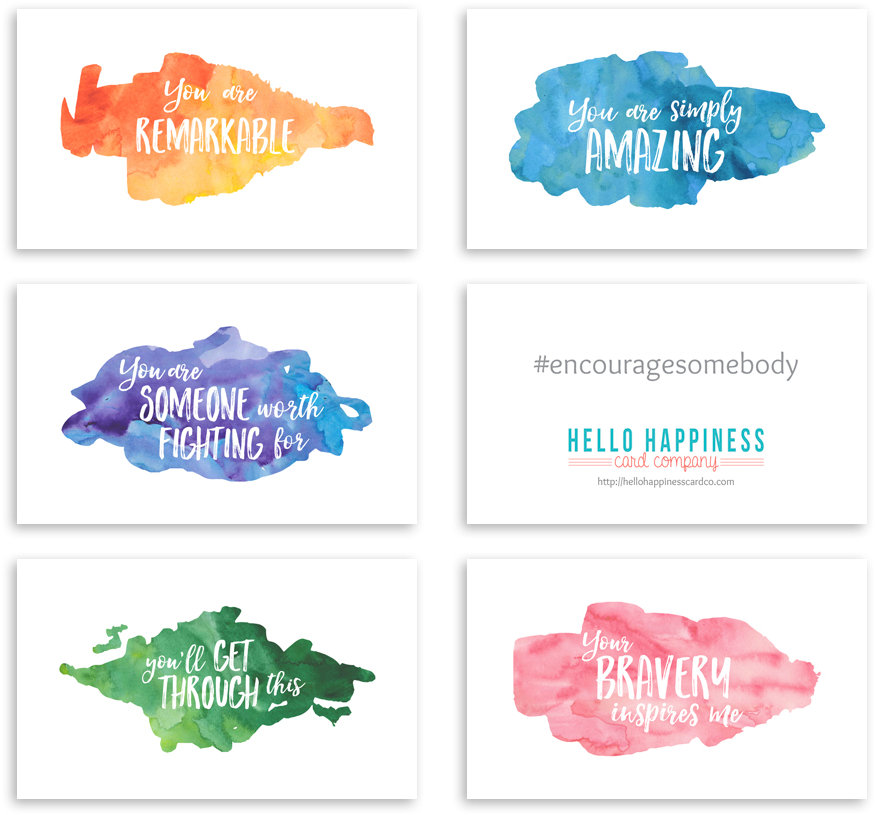 Mini Encouragement Cards (1000x1000), Png Download