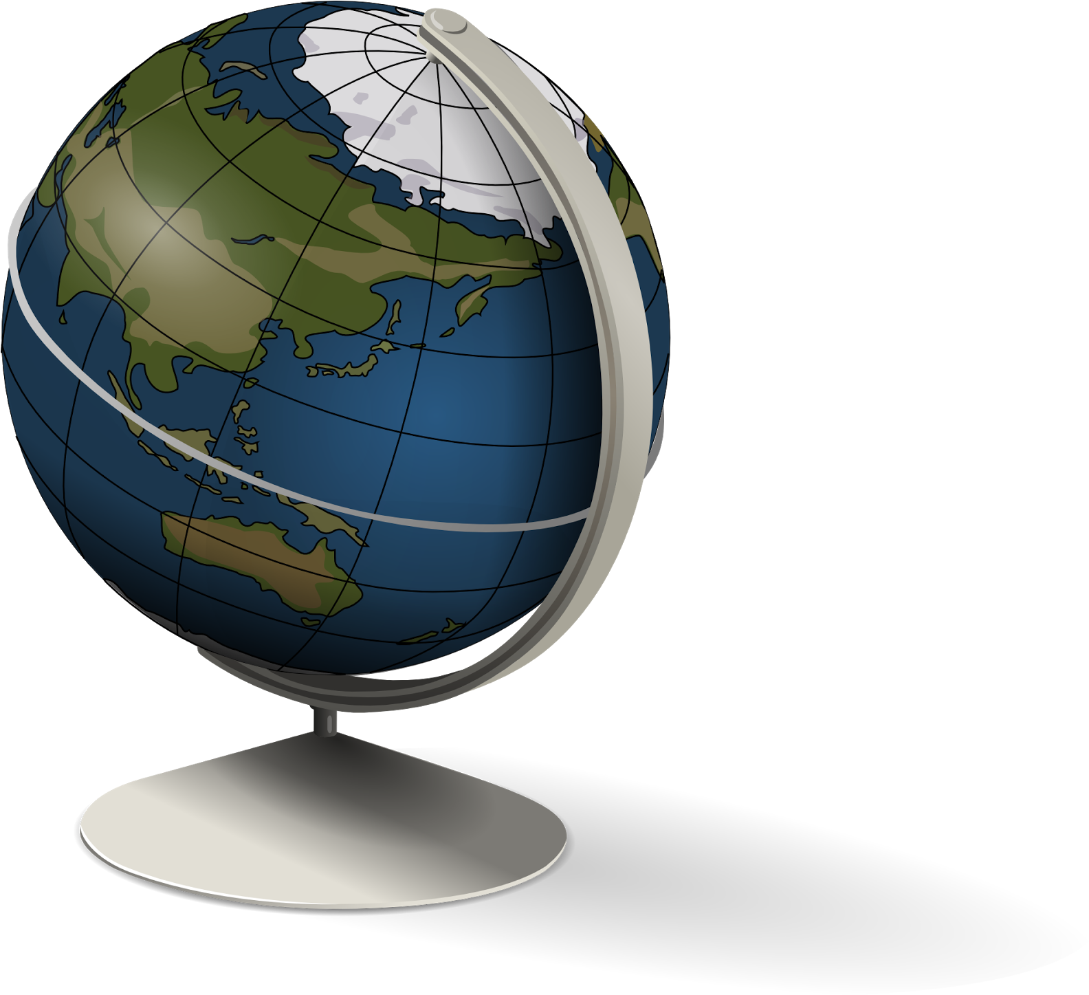 We Have Various Friends Throughout The World Mostly - Globe Animation For Powerpoint (1600x1448), Png Download