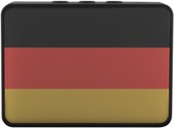German Flag Bluetooth Speaker With Built In Subwoofer - Wireless Speaker (390x390), Png Download
