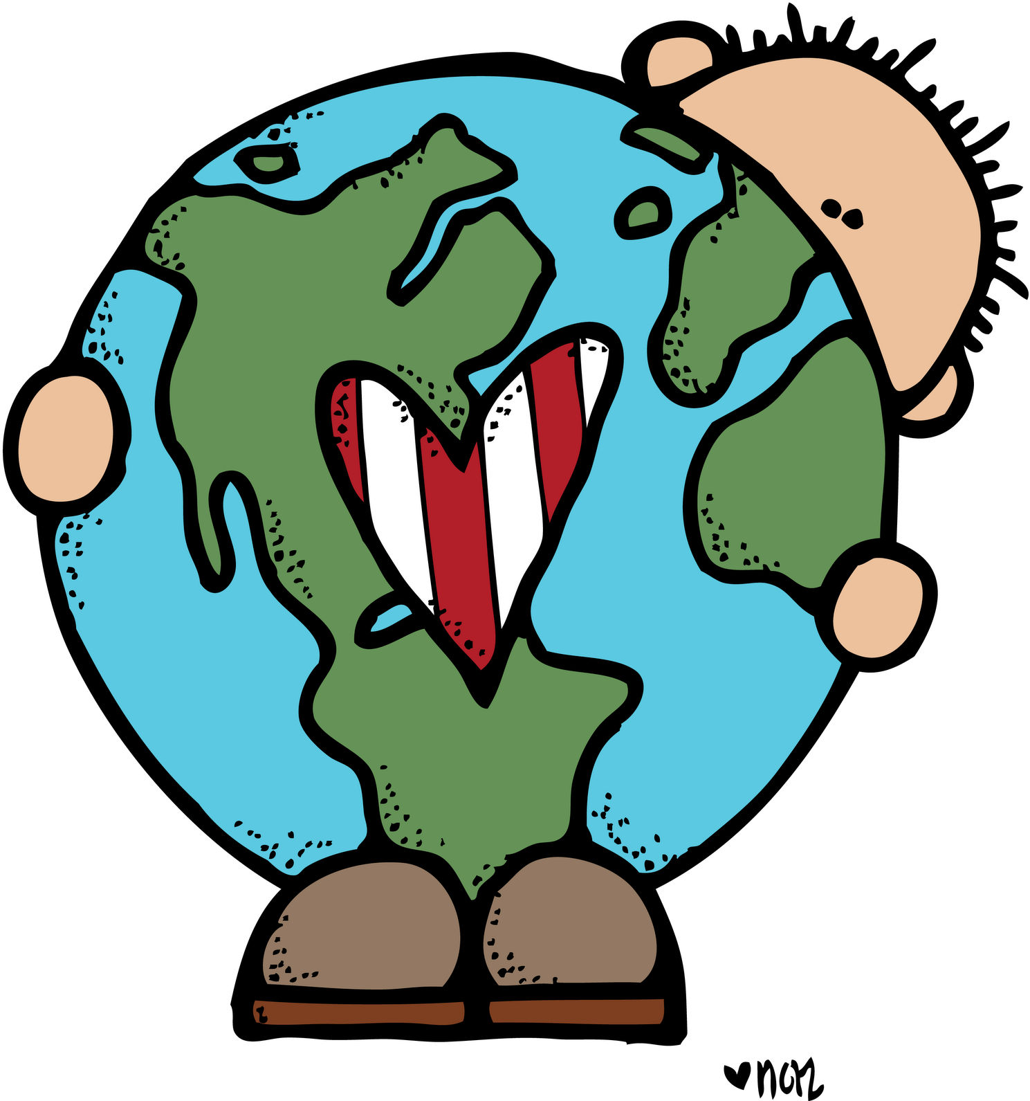 Earth Day Images - Melonheadz World (1522x1600), Png Download