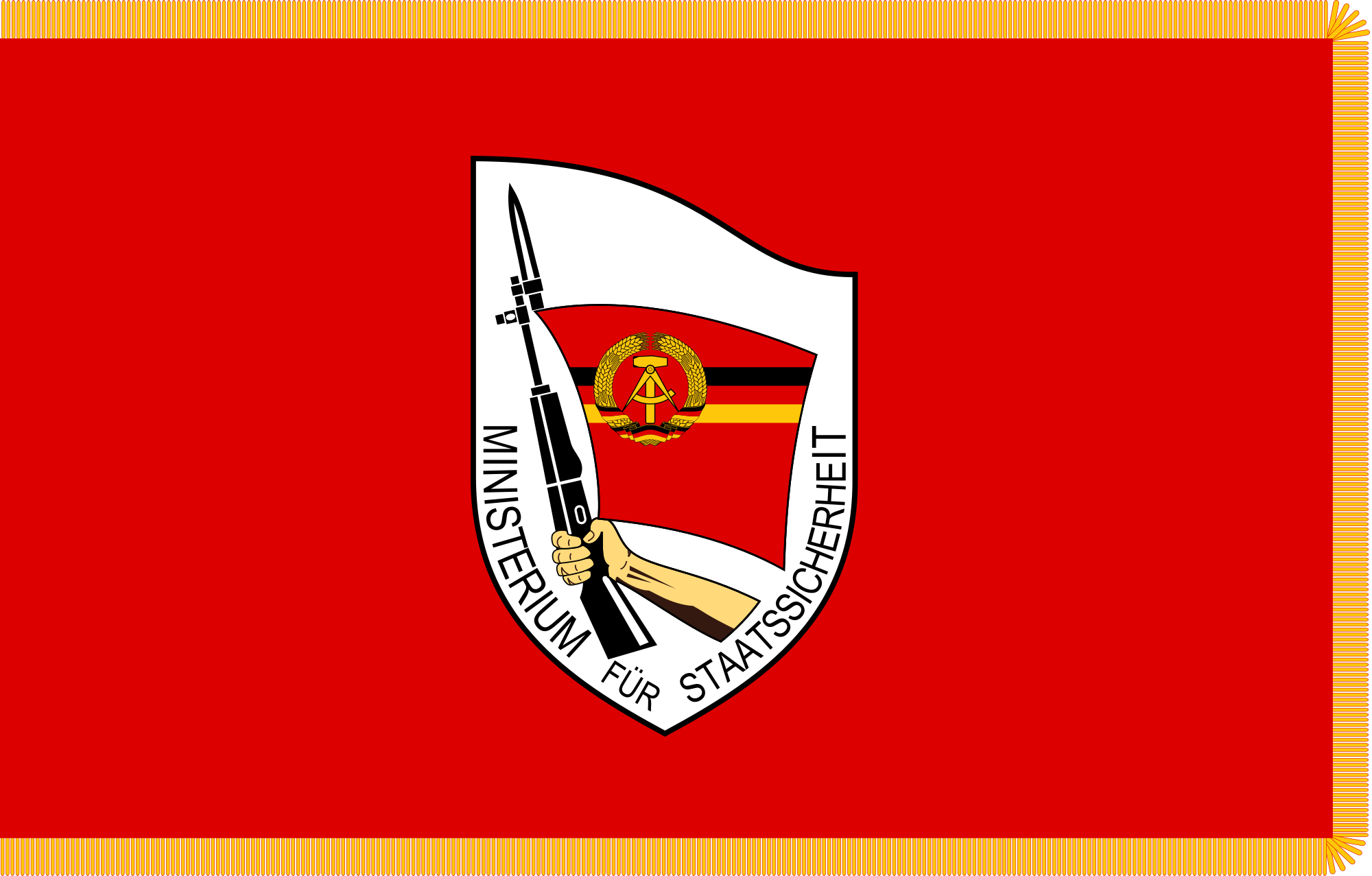 Ddr Ministry Of State Security - Ministerium Für Staatssicherheit (2000x1277), Png Download
