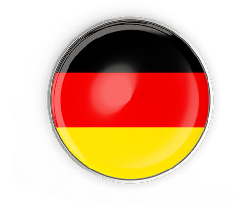 Illustration Of Flag Of Germany - Germany Flag Button Png (640x480), Png Download