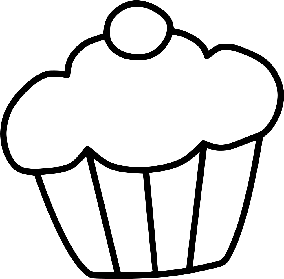 Muffin Cake Dessert Sweet Comments - Muffin (981x966), Png Download