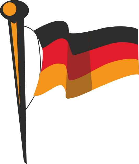 German-american Steuben Parade Of New York 2015 Nyc - Animated German Flag (532x627), Png Download