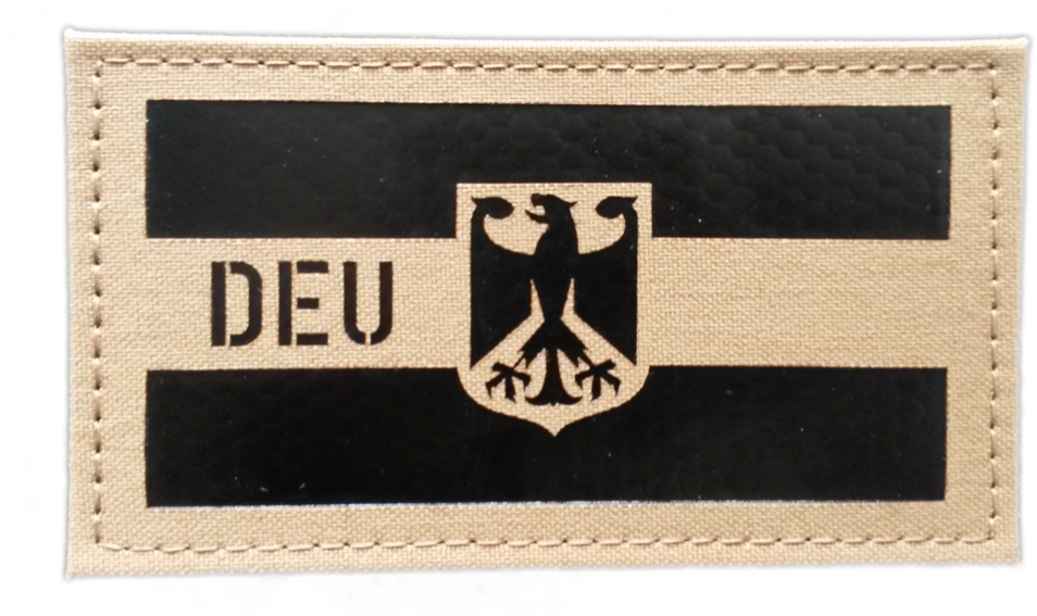 Deutschland Patch Flagge (1000x566), Png Download