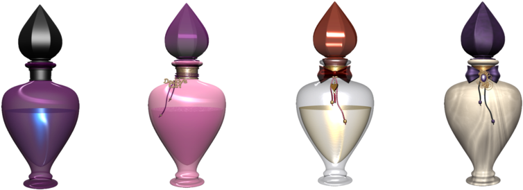 Perfume Bottles Png - Perfume Bottle Transparent Png (900x361), Png Download