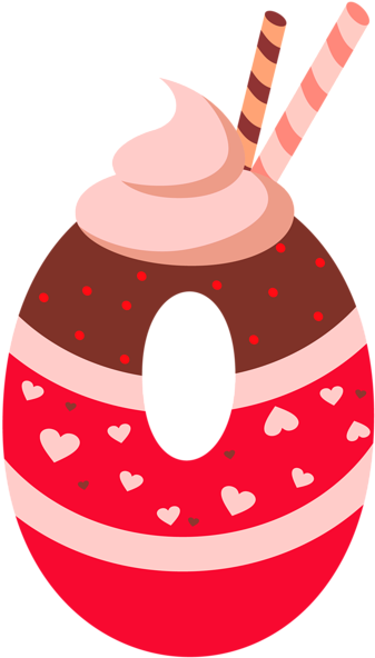 Pin By ละไม เบเกอรรี่ On Number - Number Zero Clipart (368x600), Png Download