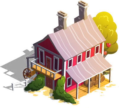Sweet Apple Guest House - Guest House Png (403x364), Png Download
