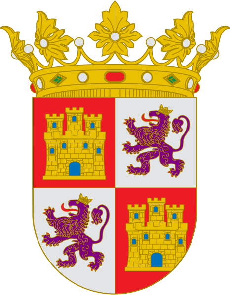 Arms Of The Castilian Crown - Castilla Y Leon Coat Of Arms (466x599), Png Download