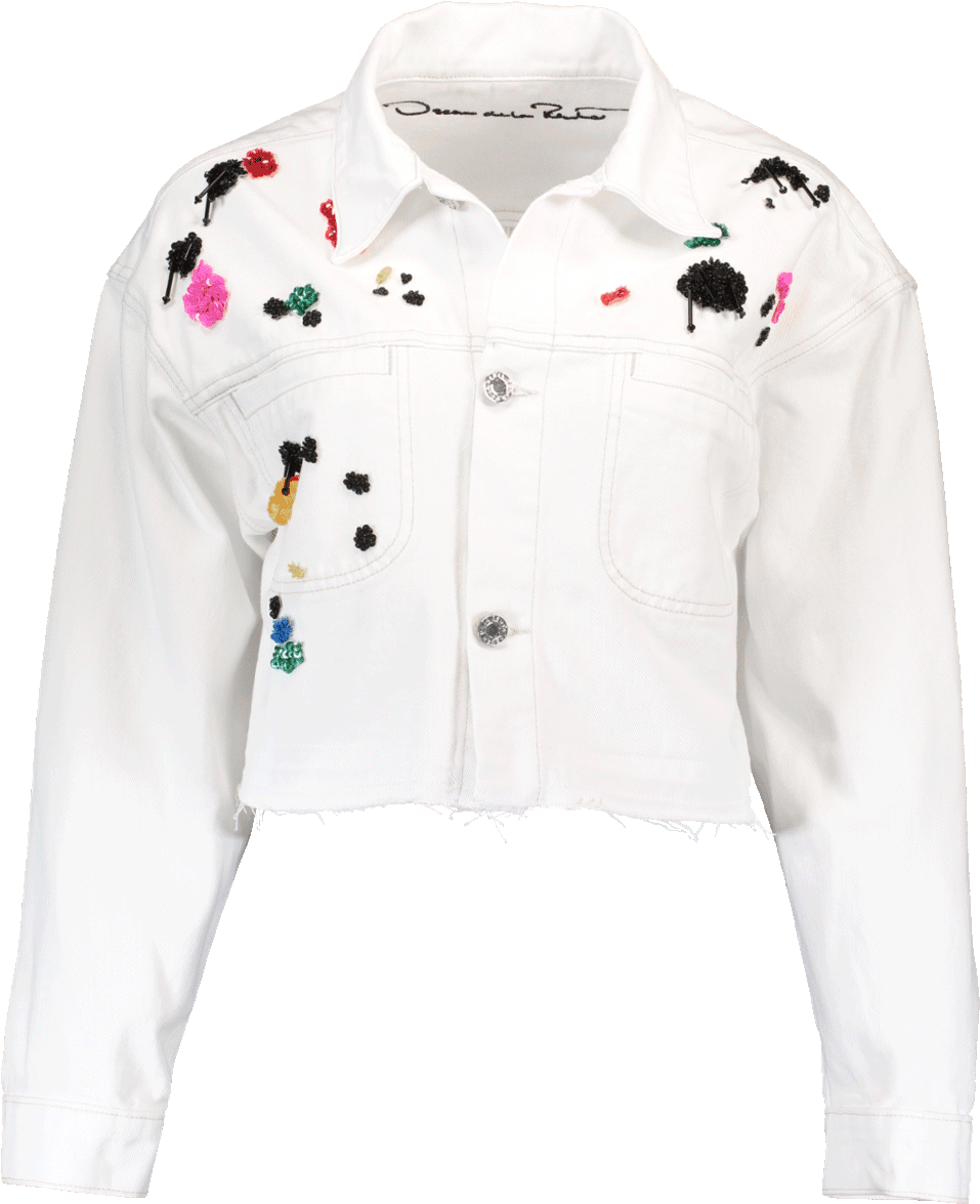 calvin klein paint splatter jacket
