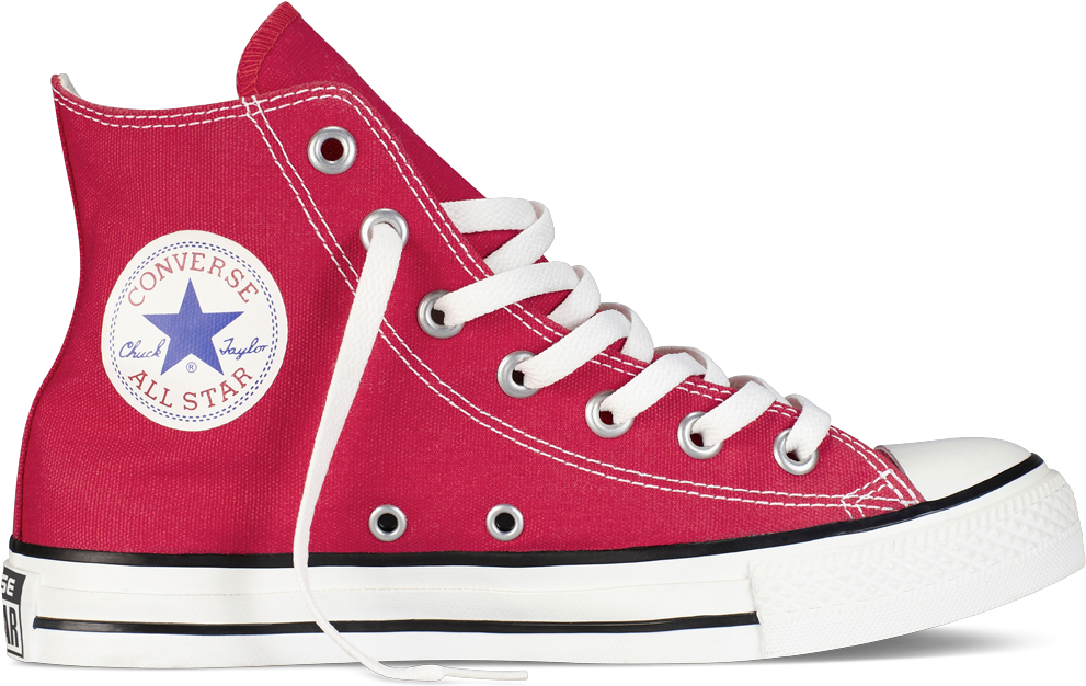 Converse Red High Top - Converse Chuck Taylor All Star High-top Sneaker - Mens (1000x1000), Png Download