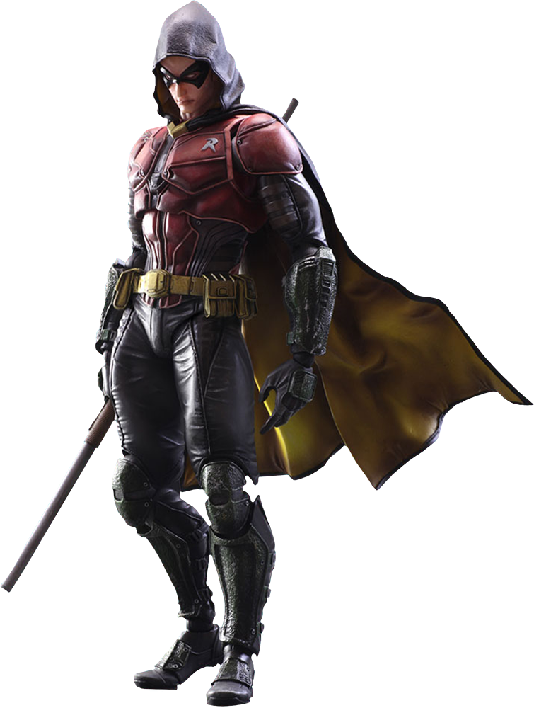 Batman Png - Square Enix Batman Arkham Knight Play Arts Kai Robin (755x1000), Png Download