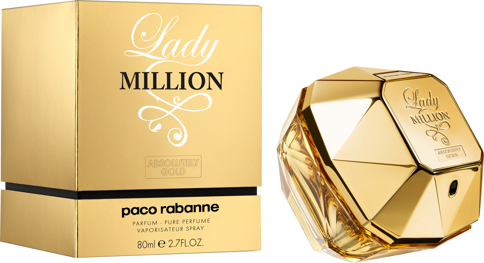 Download - Paco Rabanne 1 Million Lady (1600x869), Png Download