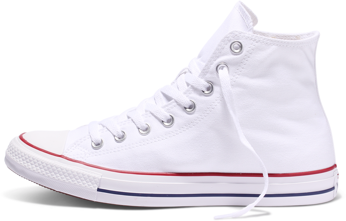 All Star Traditional Hi-top White Canvas - Chuck Taylor All-stars (1200x1200), Png Download
