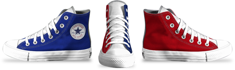 Converse-shoes - Converse All Star (912x272), Png Download