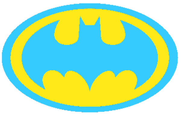 It's - Blue Batman (600x387), Png Download