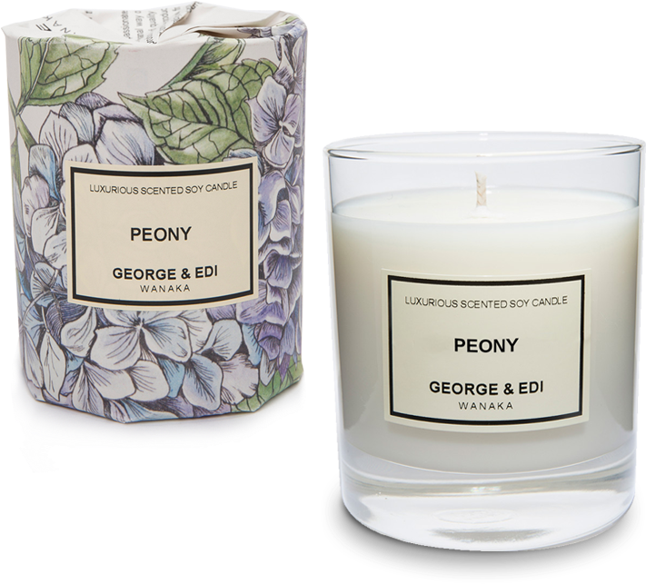 George And Edi Candle Peony (1002x1002), Png Download