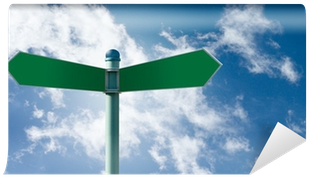 Blank Street Sign Post With 4 Signs Wall Mural • Pixers® - Umbrella Company (400x400), Png Download