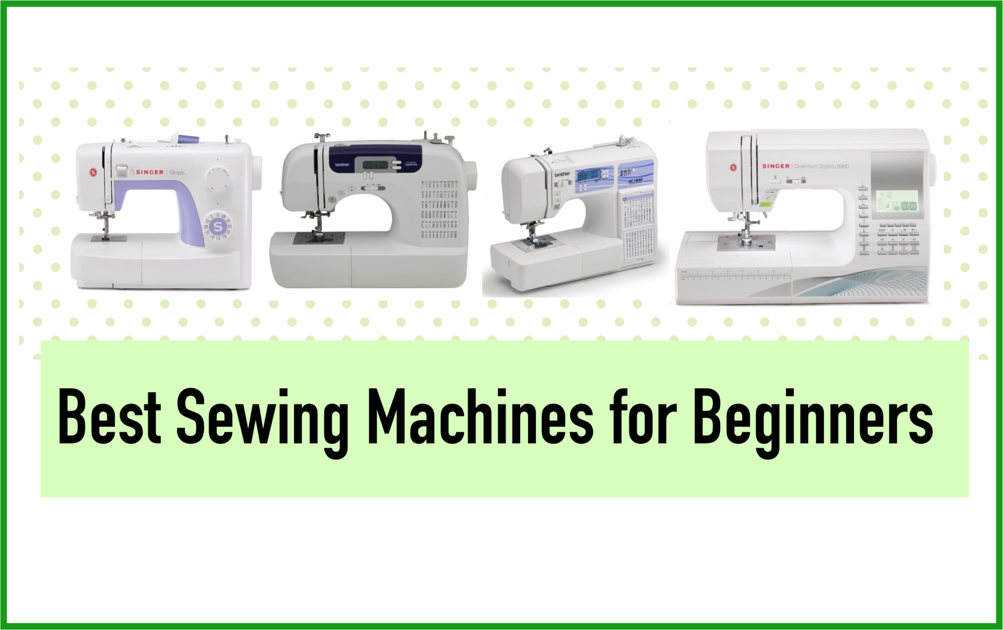 Best Sewing Machines For Beginners - Singer Smc 9960/00 Sewing Machine (2048x1287), Png Download