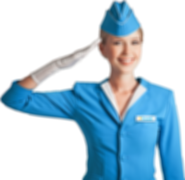 Air Hostess Images Png (633x615), Png Download