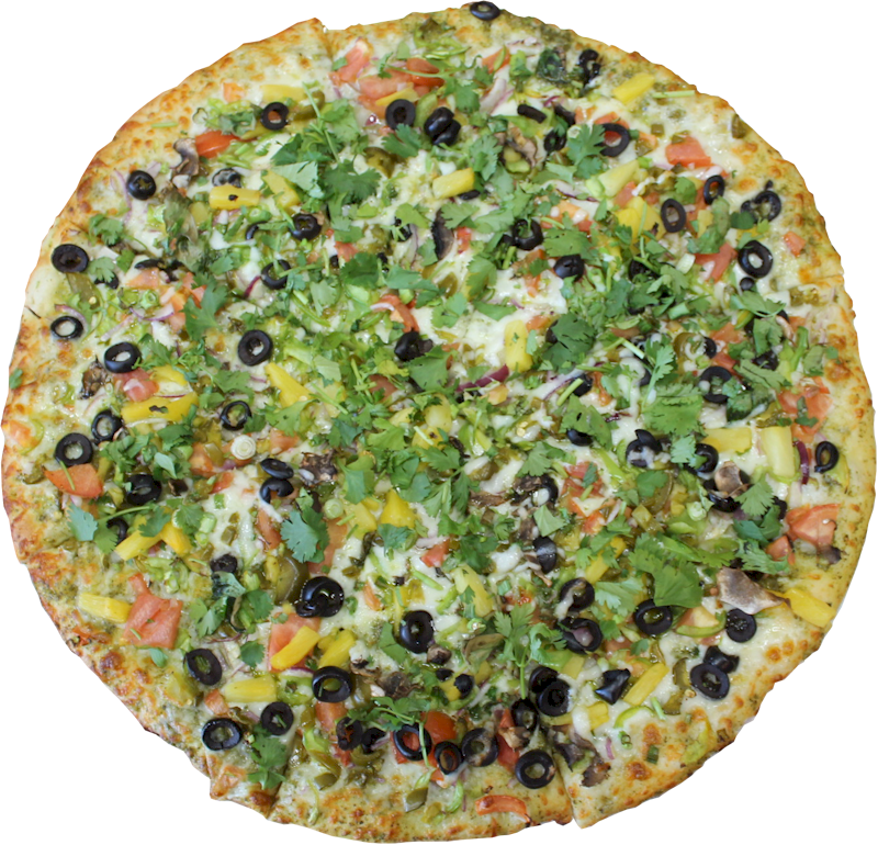 Fresh Slice Pizza Veggie In Stockton - California-style Pizza (800x770), Png Download