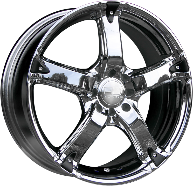 Hd Wheels Smoke Chrome Plated - Spoke (800x769), Png Download