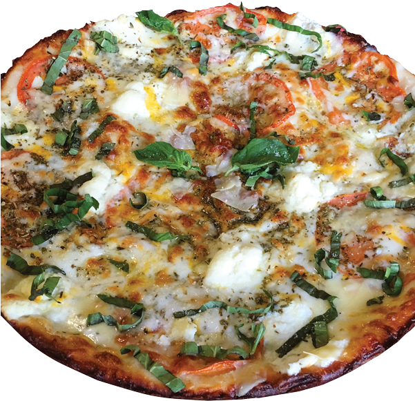 White* Pizza - California-style Pizza (600x595), Png Download