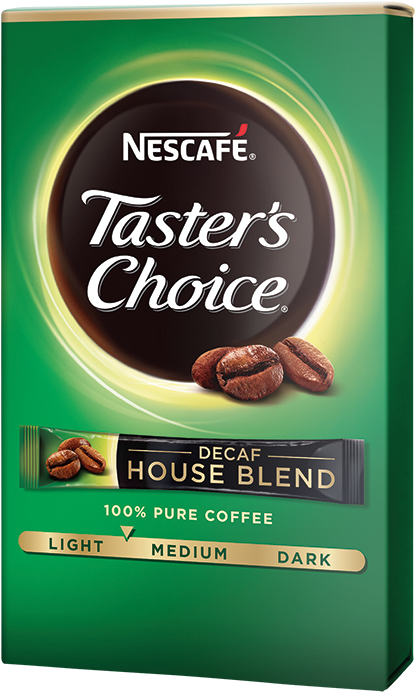 Nescafé Taster's Choice House Blend Decaf Single Serve - Chocolate (508x691), Png Download