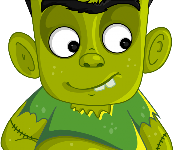Frankenstein Clipart Transparent Background - Cute Halloween Monster Png (640x480), Png Download