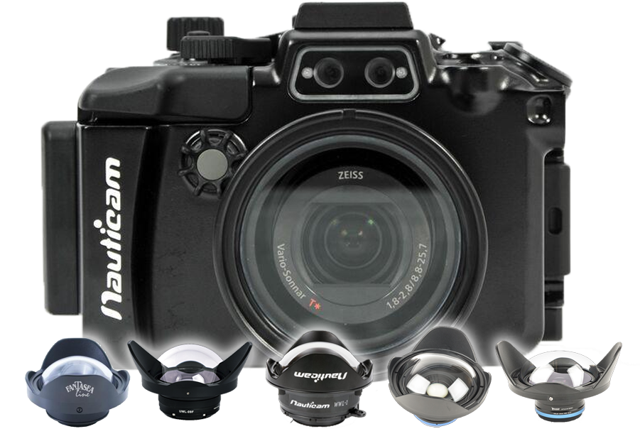 Sony Rx100 Series Wet Wide Angle Lens Test - Sony Rx100 V Underwater Housing (900x900), Png Download