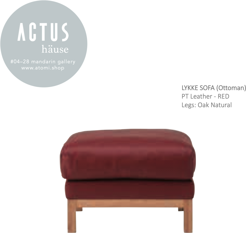 Lykke Sofa Set - Ottoman (1024x981), Png Download