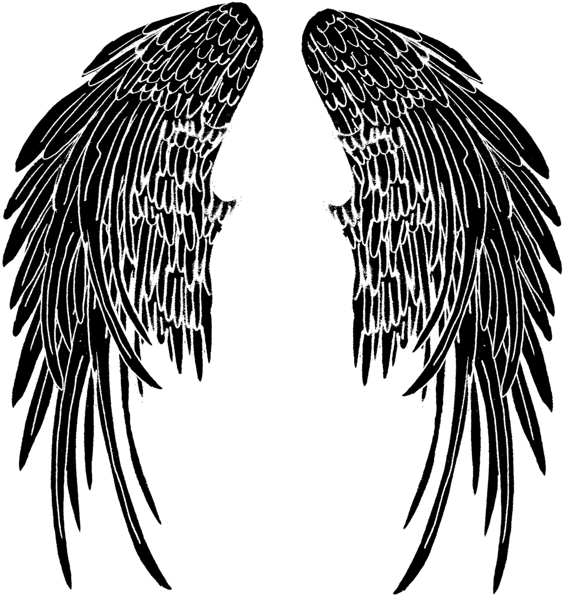 Wings Tattoo Png Pic - Wings Tattoo Png (1251x1280), Png Download